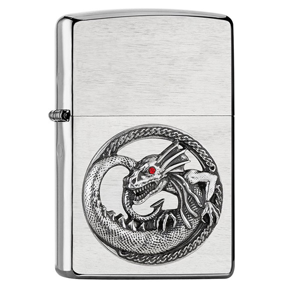 Z190353 Zippo zapalniczka benzynowa Smok Z GRAWEREM