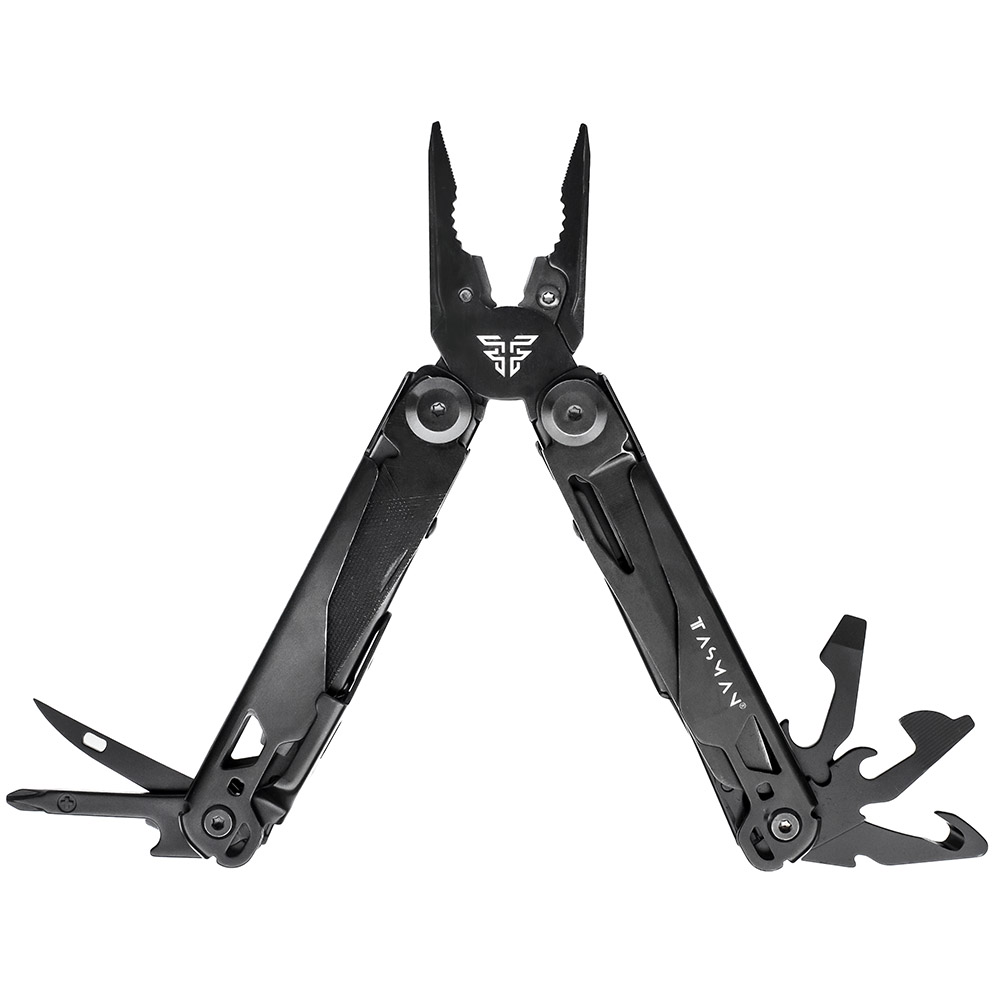 Q275803 Multitool TASMAN PRO 19 funkcji, stal nierdzewna, kolor czarny