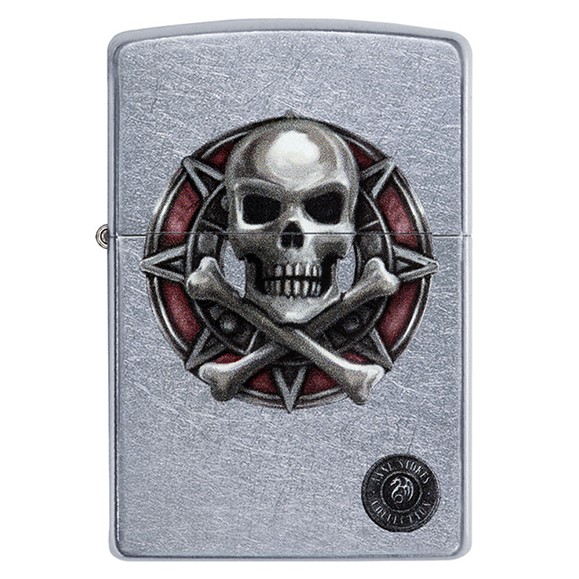 Z190129 Zippo zapalniczka benzynowa Czaszka Z GRAWEREM