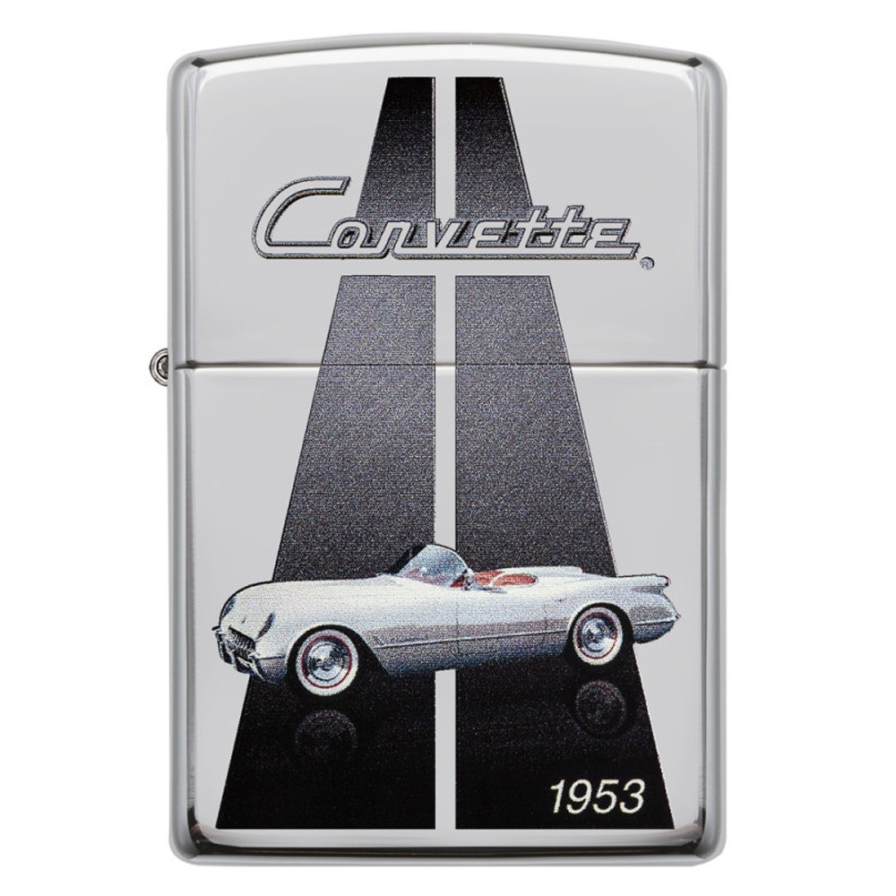 Z190195 Zippo zapalniczka benzynowa Corvette Z GRAWEREM