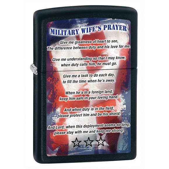 Z28315 Zapalniczka Zippo Military Wife's Prayer