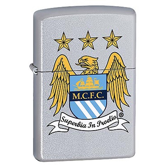 Z205MCFC Zippo zapalniczka benzynowa Manchester City FC Z GRAWEREM