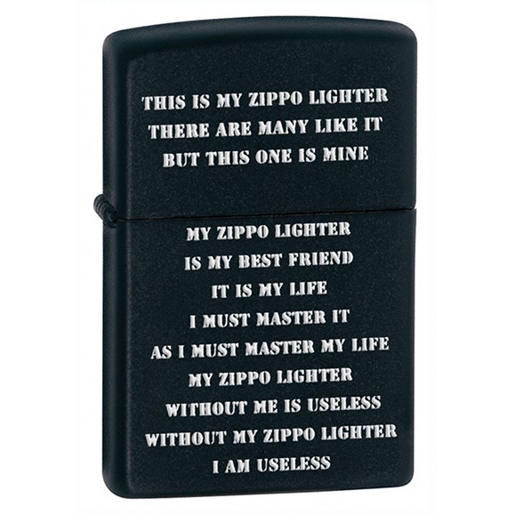 Z24710 Zippo zapalniczka benzynowa Motto