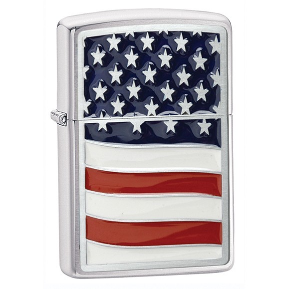 Z24873 Zippo zapalniczka benzynowa Flaga USA Z GRAWEREM