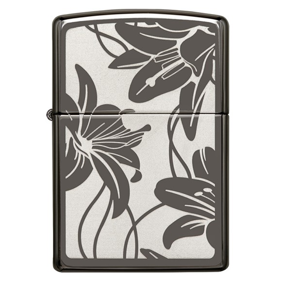 Z190143 Zippo zapalniczka benzynowa Lilie Z GRAWEREM