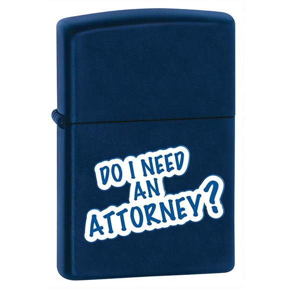 Z28063 Zippo zapalniczka benzynowa Do I Need an Attorney?