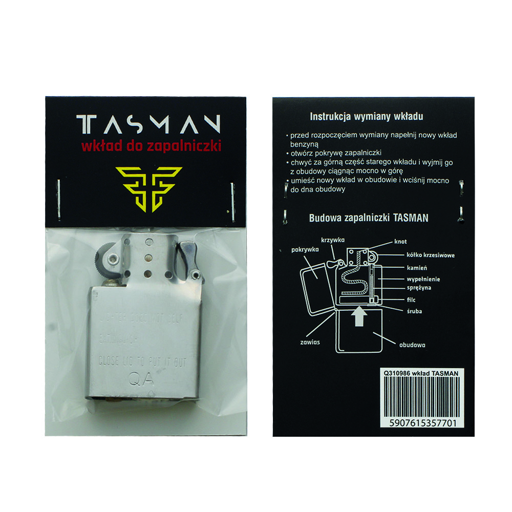 Q310986 Kompletny wkład do zapalniczki benzynowej Tasman