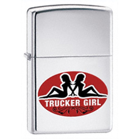 Z24524 Zippo zapalniczka benzynowa Trucker Girl Z GRAWEREM