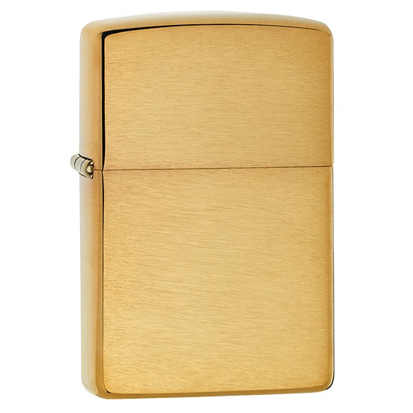 Z204B Zippo zapalniczka benzynowa brushed brass Z GRAWEREM